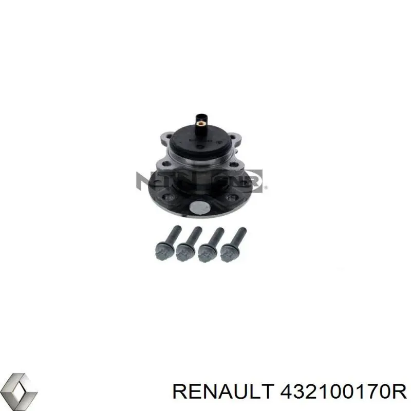 432100170R Renault (RVI) Buje de rueda trasero
