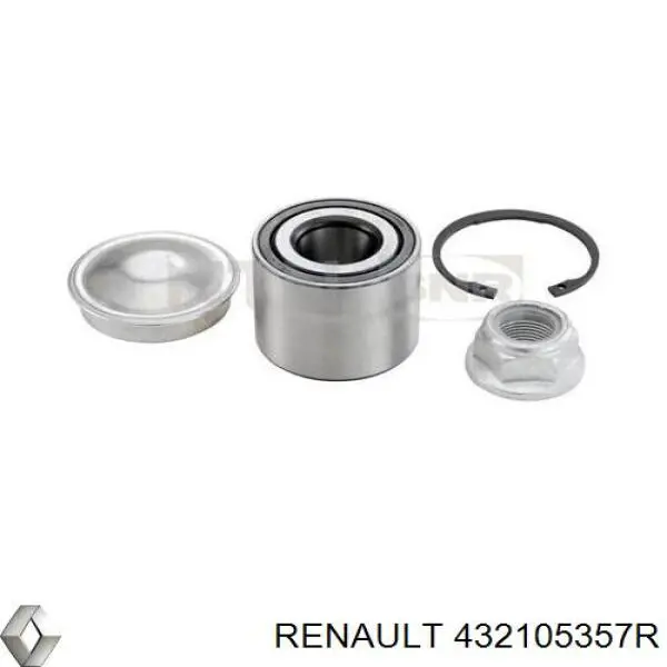 432105357R Renault (RVI) Rodamiento de rueda trasera