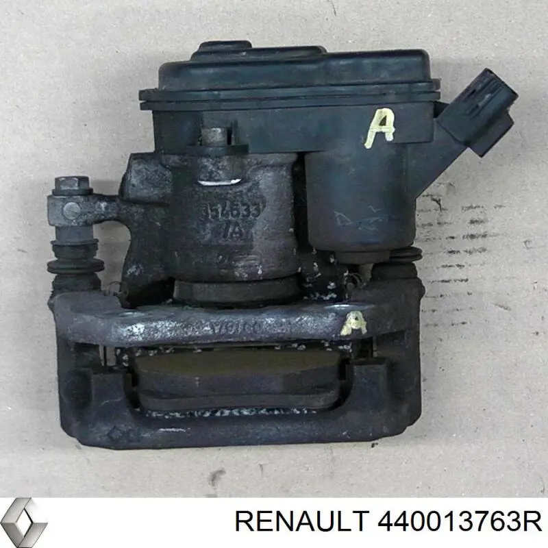 440013763R Renault (RVI) pinza de freno trasero derecho