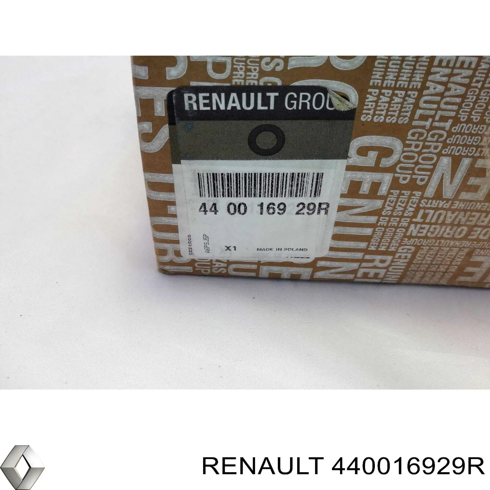 Pinza de freno trasera derecha 440016929R Renault (RVI)