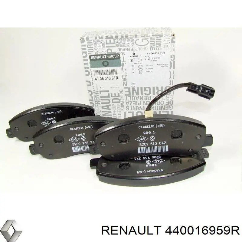 Pinza de freno trasera derecha 440016959R Renault (RVI)