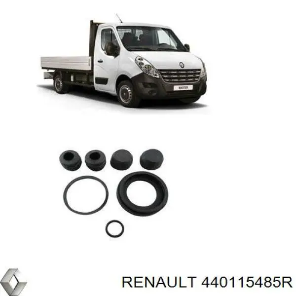 Pinza de freno trasera izquierda Renault (RVI) 440115485R