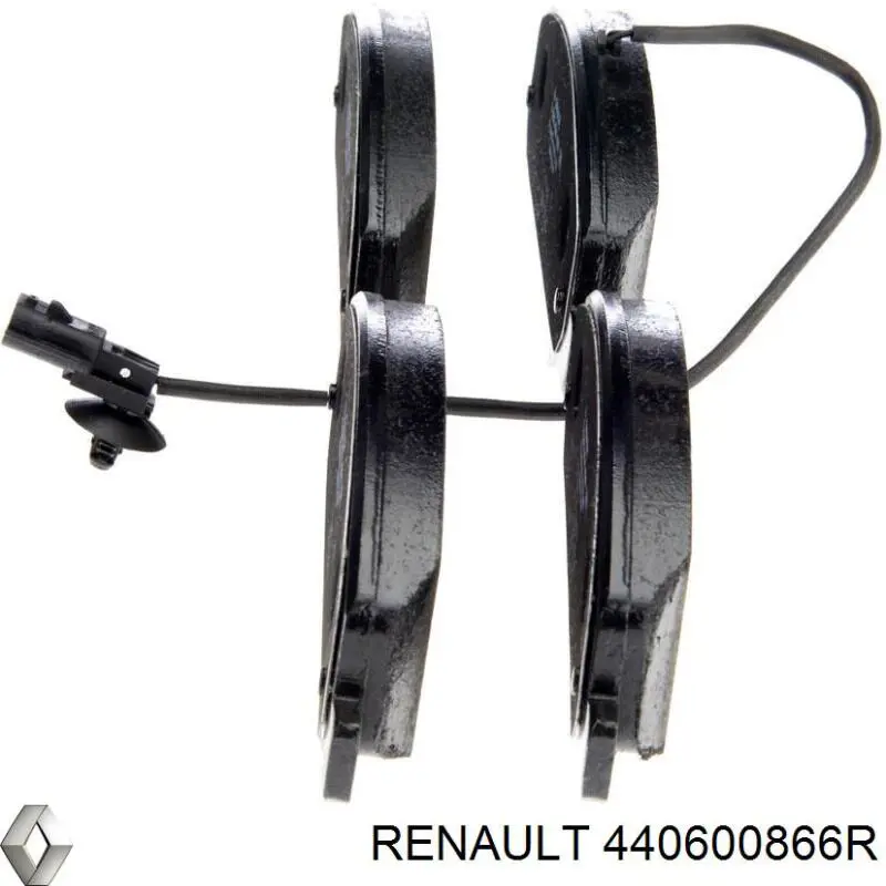 440600866R Renault (RVI) pastillas de freno traseras