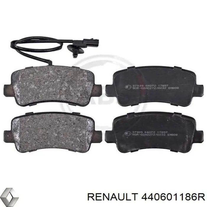 Pastillas traseras de freno Renault (RVI) 440601186R precio, desde 28,56 EUR