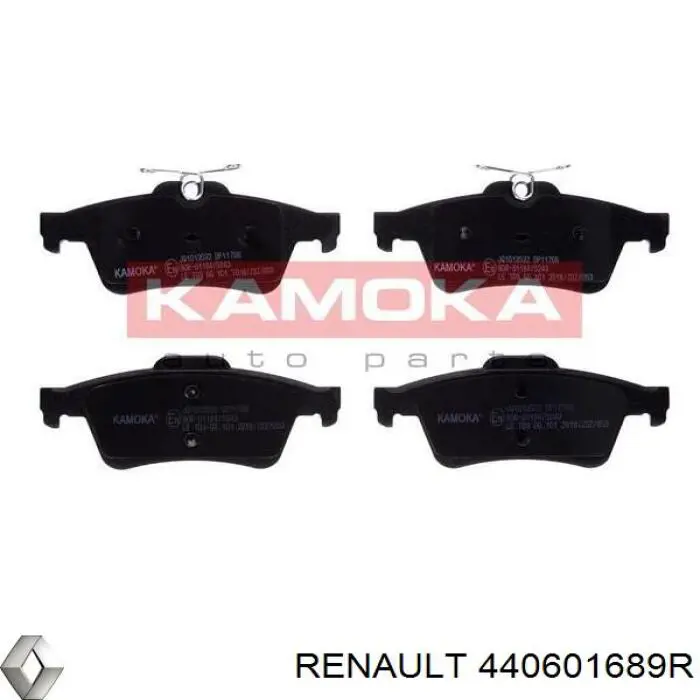440601689R Renault (RVI) Pastillas traseras