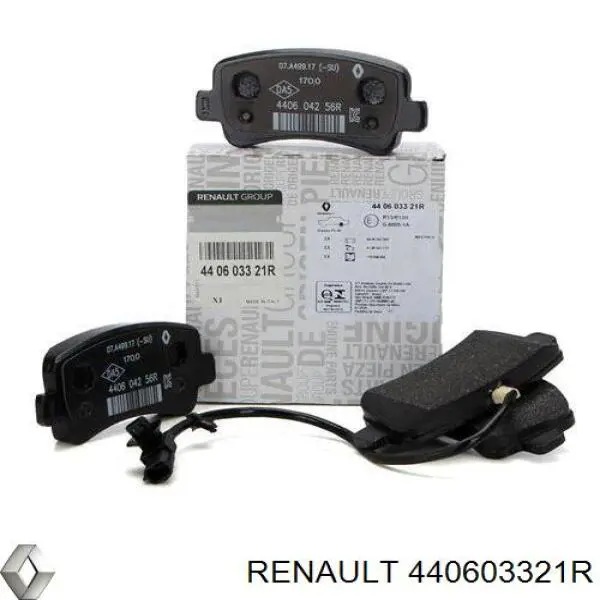 Pastillas traseras de freno Renault (RVI) 440603321R precio, desde 28,56 EUR