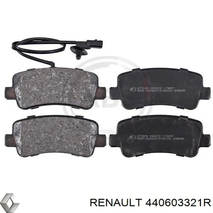 440603321R Renault (RVI) Pastillas freno traseras