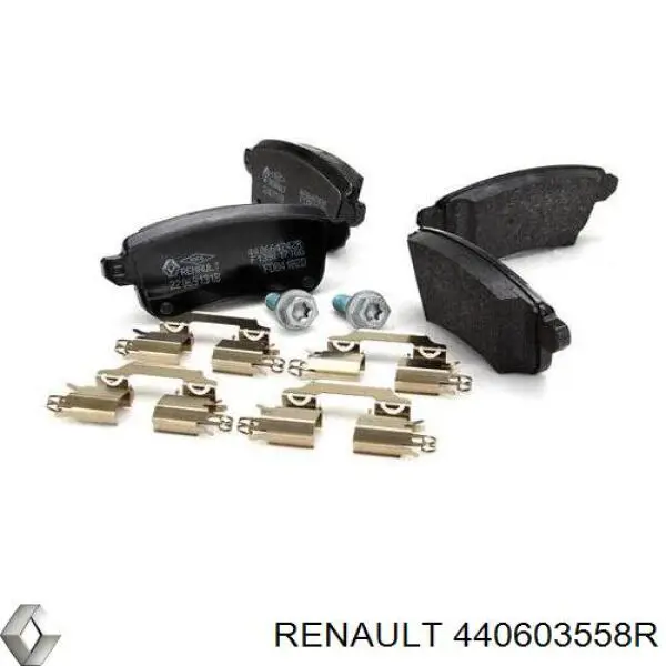 440603558R Renault (RVI) pastillas de freno traseras