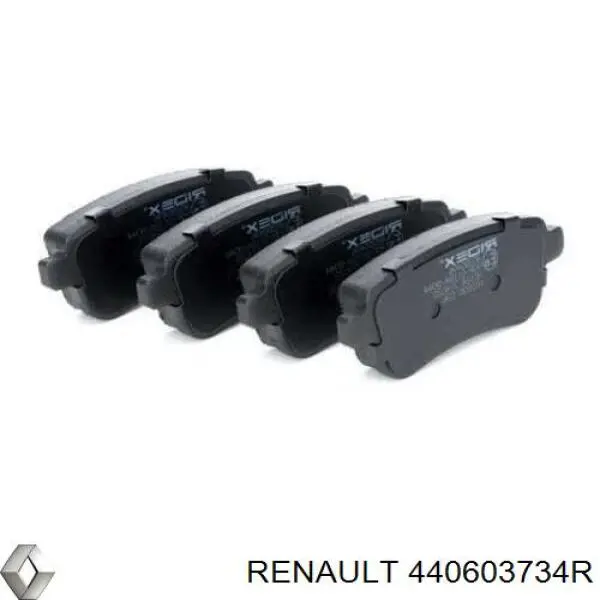 Pastillas traseras de freno Renault (RVI) 440603734R precio, desde 22,35 EUR