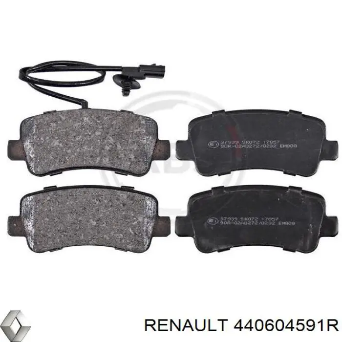 Pastillas traseras de freno Renault (RVI) 440604591R precio, desde 28,56 EUR