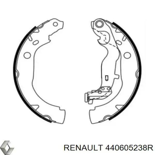 Comprar 440605238R Renault (RVI) Zapatas de freno