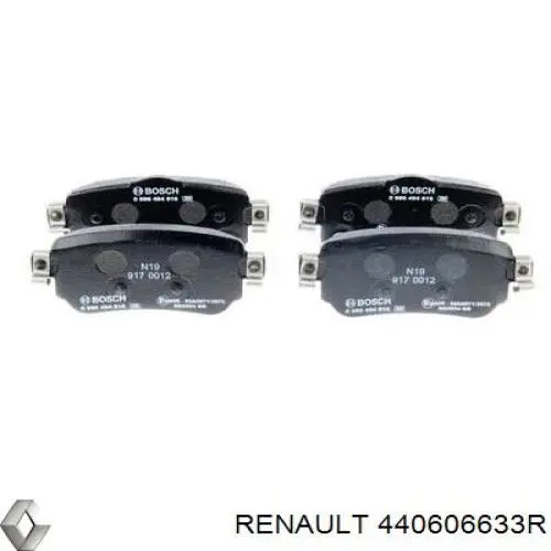Comprar 440606633R Renault (RVI) Pastillas de freno traseras