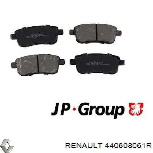 Comprar 440608061R Renault (RVI) Pastillas de freno traseras