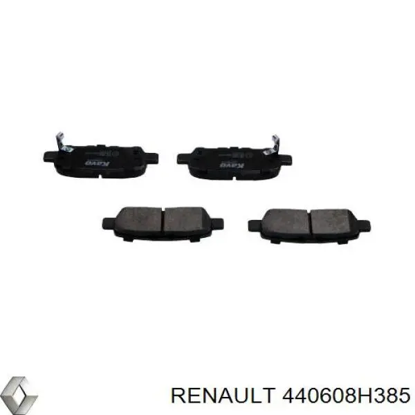 440608H385 Renault (RVI) pastillas de freno traseras