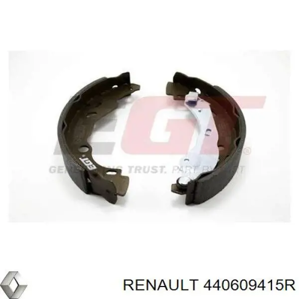 440609415R Renault (RVI) zapatas de frenos de tambor traseras