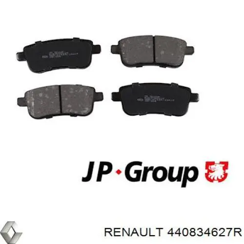 Pastillas traseras de freno Renault (RVI) 440834627R precio, desde 24,36 EUR