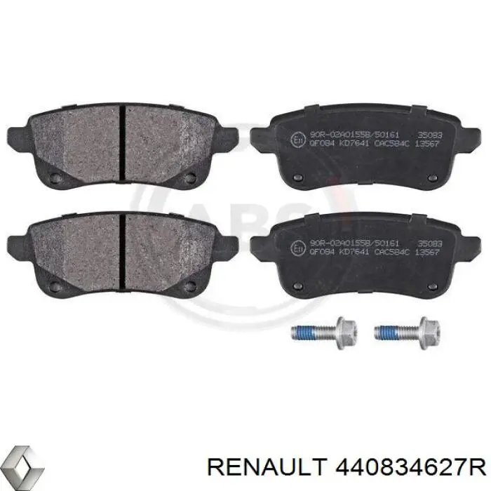 Comprar 440834627R Renault (RVI) Pastillas de freno traseras