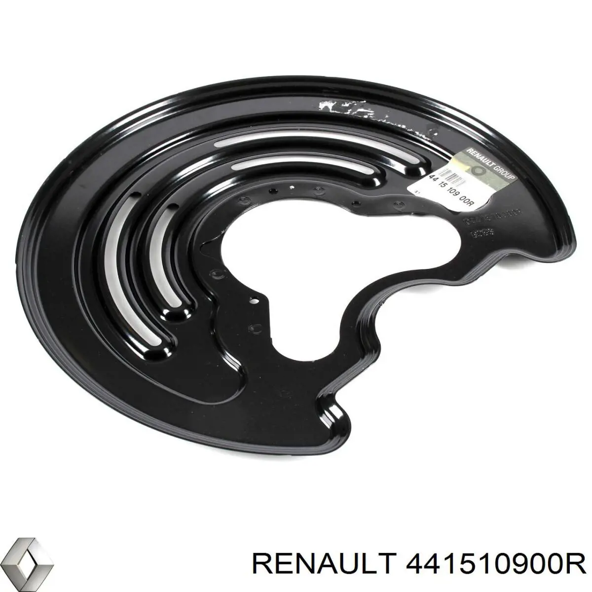 441510900R Renault (RVI) chapa protectora contra salpicaduras, disco de freno trasero derecho