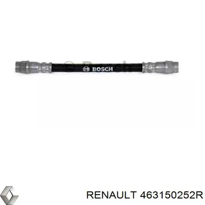 463150252R Renault (RVI) latiguillos de freno trasero derecho