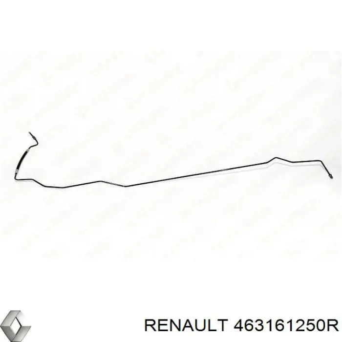 463161250R Renault (RVI) latiguillo de freno trasero izquierdo