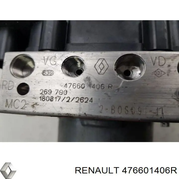 Bloque hidráulico ABS Renault (RVI) 476601406R precio, desde 74,05 EUR
