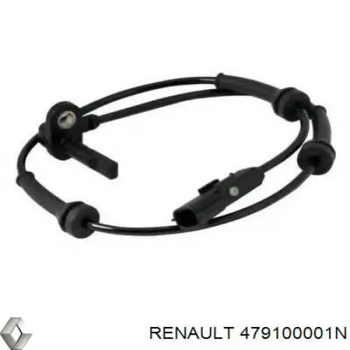 479100001N Renault (RVI) sensor abs delantero derecho
