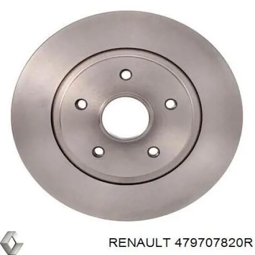 479707820R Renault (RVI) disco de freno trasero