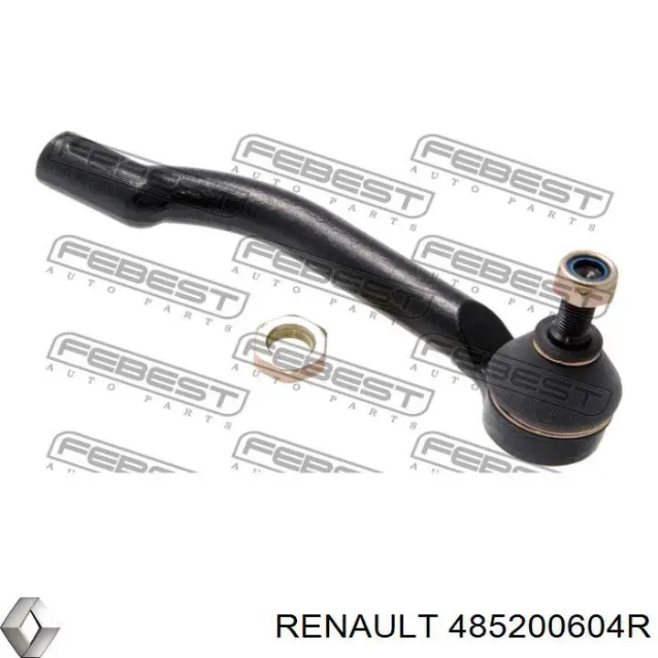 485200604R Renault (RVI) rótula barra de acoplamiento exterior