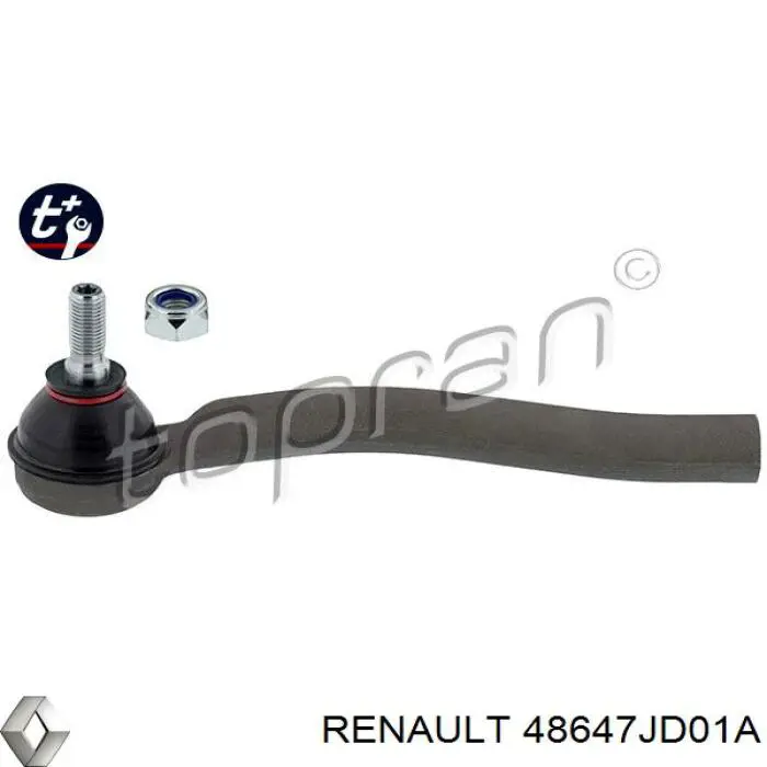 48647JD01A Renault (RVI) rótula barra de acoplamiento exterior