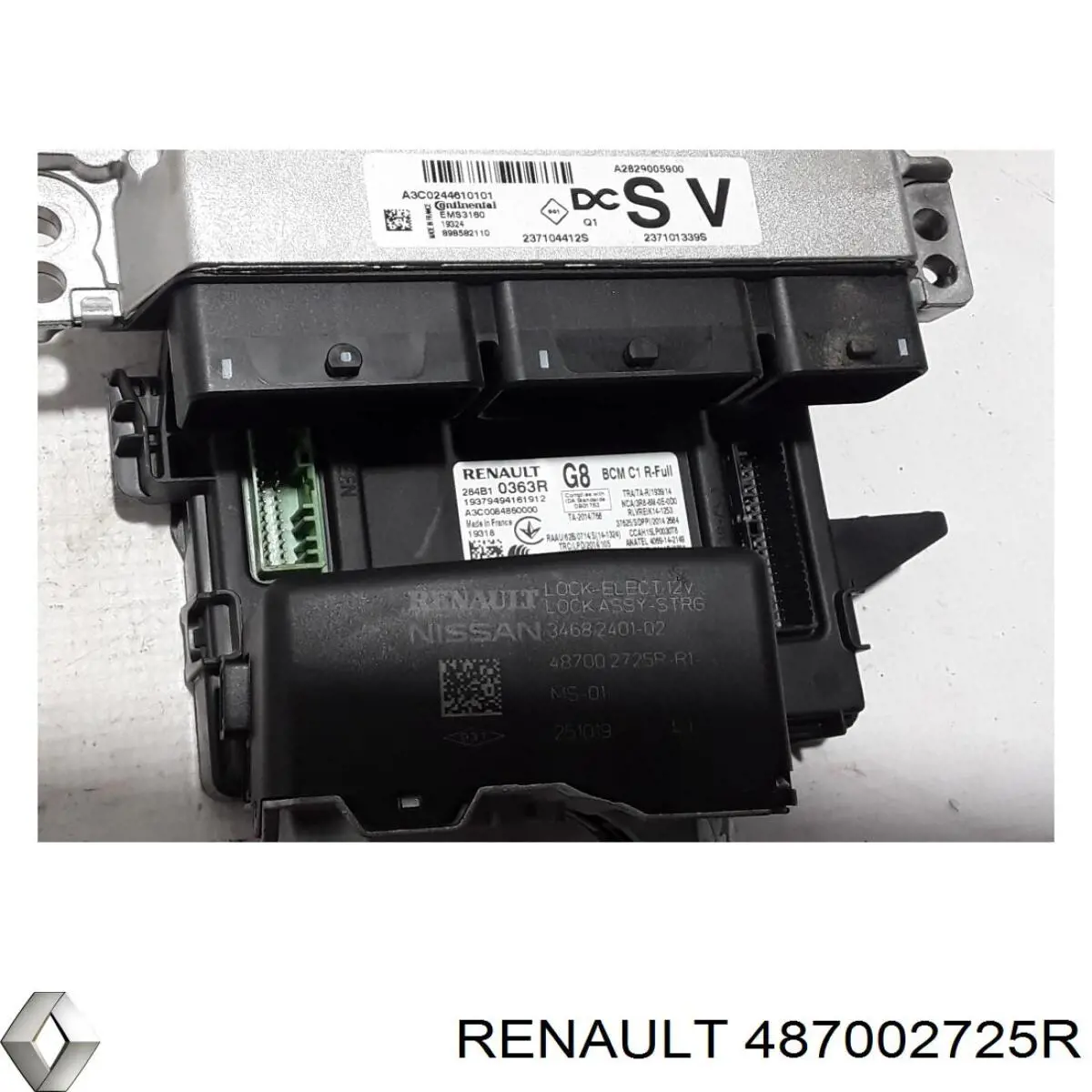Mecanismo de bloqueo del volante 487009397R Renault (RVI)