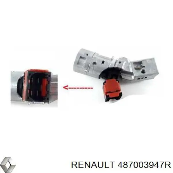 Conmutador de arranque Renault (RVI) 487003947R precio, desde 28,70 EUR