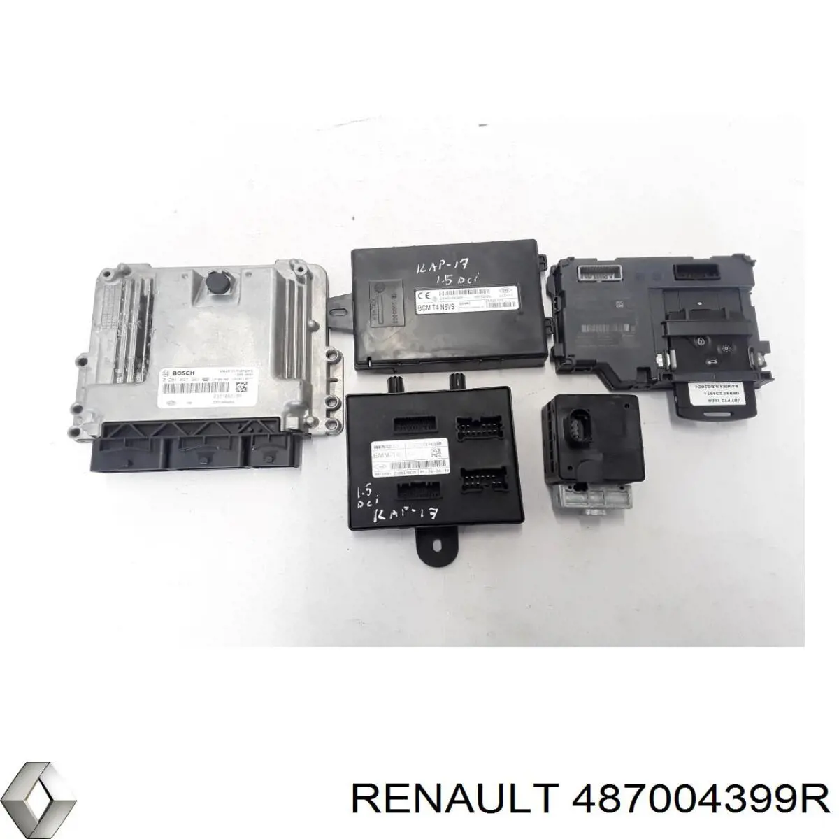 Mecanismo de bloqueo del volante 487004399R Renault (RVI)