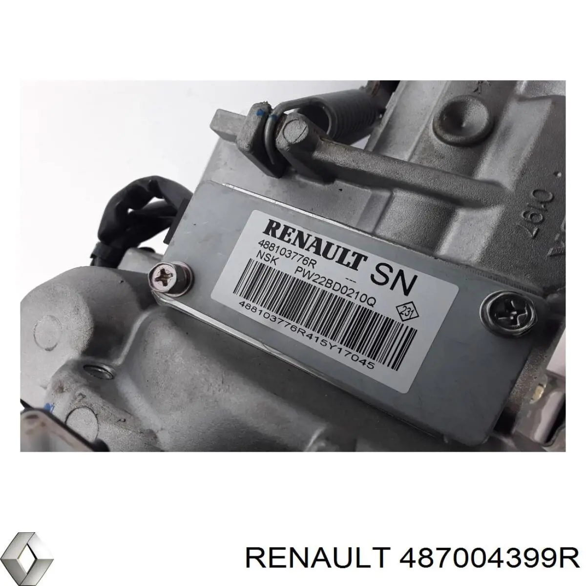 Mecanismo de bloqueo del volante Renault (RVI) 487004399R