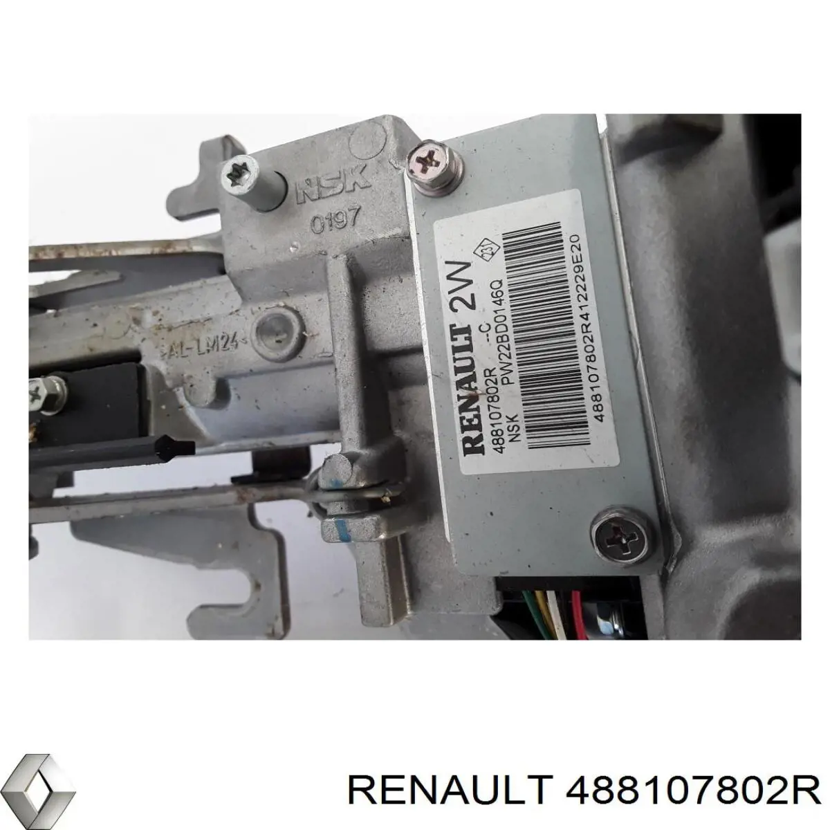 488107802R Renault (RVI) Columna de volante