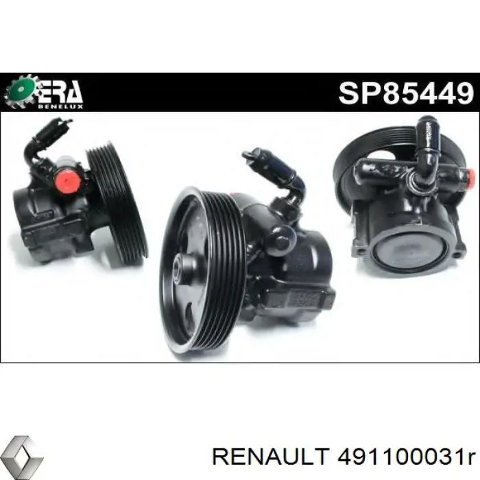 Bomba de dirección asistida  Renault (RVI) 491100031R precio, desde 486,47 EUR
