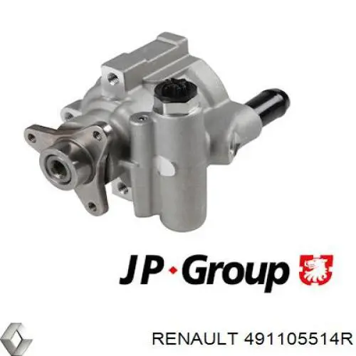 491105514R Renault (RVI) bomba hidráulica de dirección