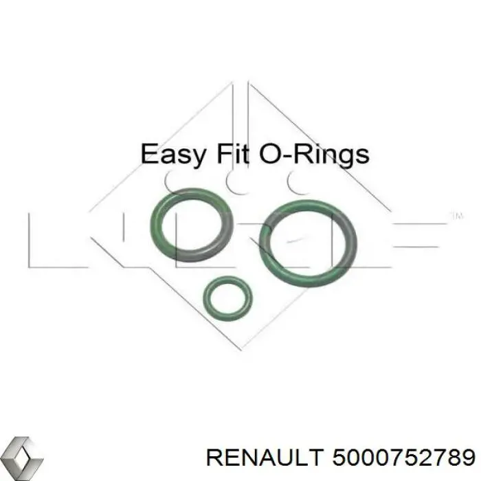 5000752789 Renault (RVI) condensador aire acondicionado