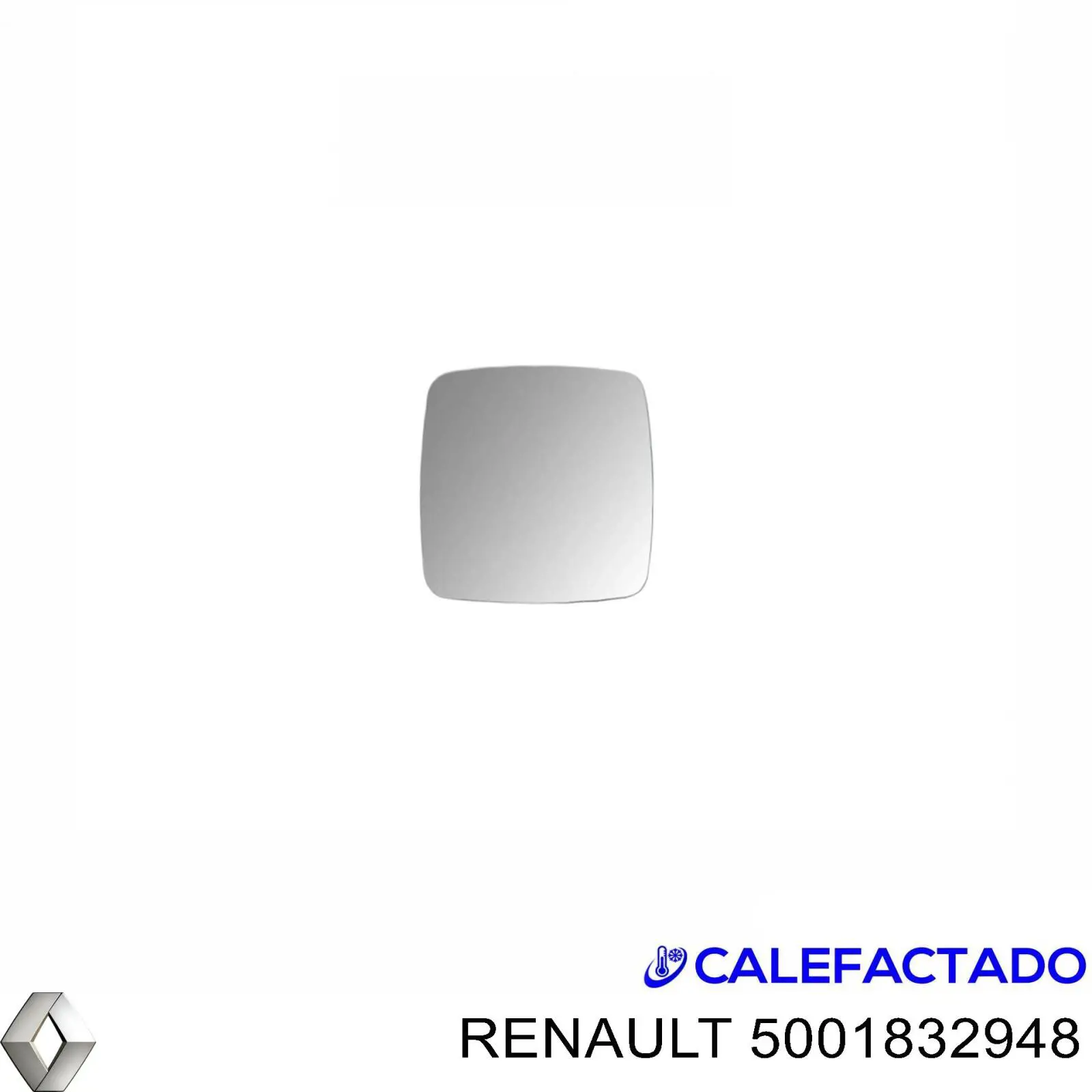 5001832948 Renault (RVI) elemento para espejo retrovisor