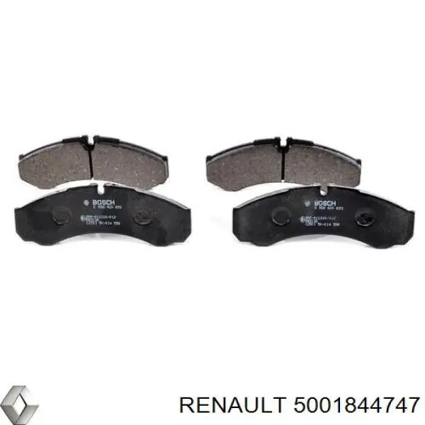 Comprar 5001844747 Renault (RVI) Pastillas de freno traseras