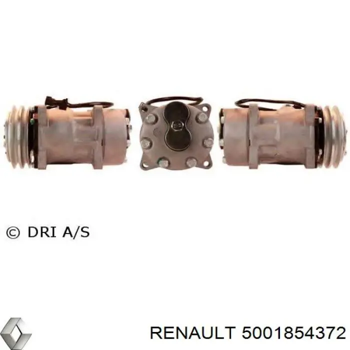 5001854372 Renault (RVI) Compresor climatizador
