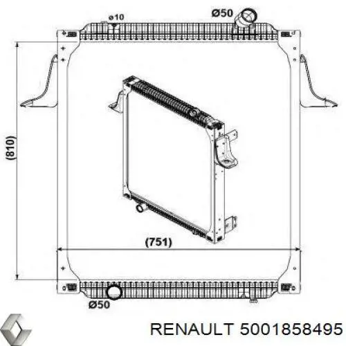 Radiador de água para Renault Trucks TRUCK PREMIUM ()