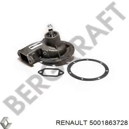 50 01 863 728 Renault (RVI) bomba de agua