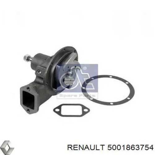 5001863754 Renault (RVI) bomba de agua