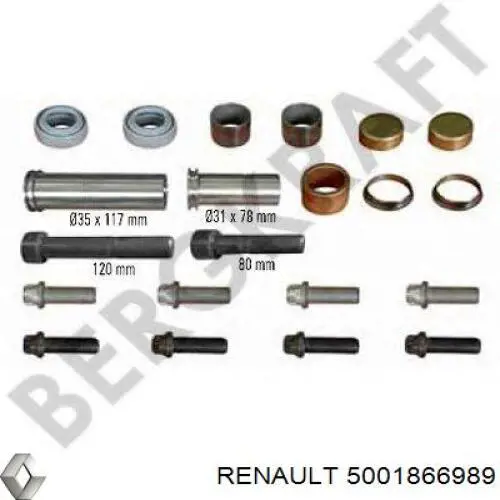 5001866989 Renault (RVI) Kit de reparación de pinzas