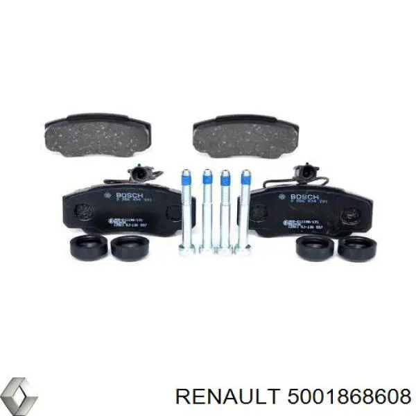 5001868608 Renault (RVI) pastillas de freno traseras