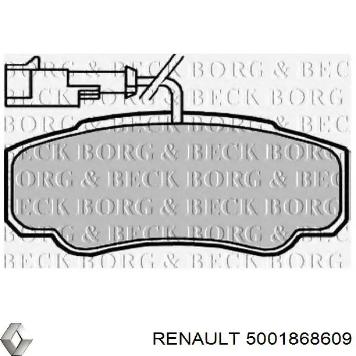 Comprar 5001868609 Renault (RVI) Pastillas de freno traseras