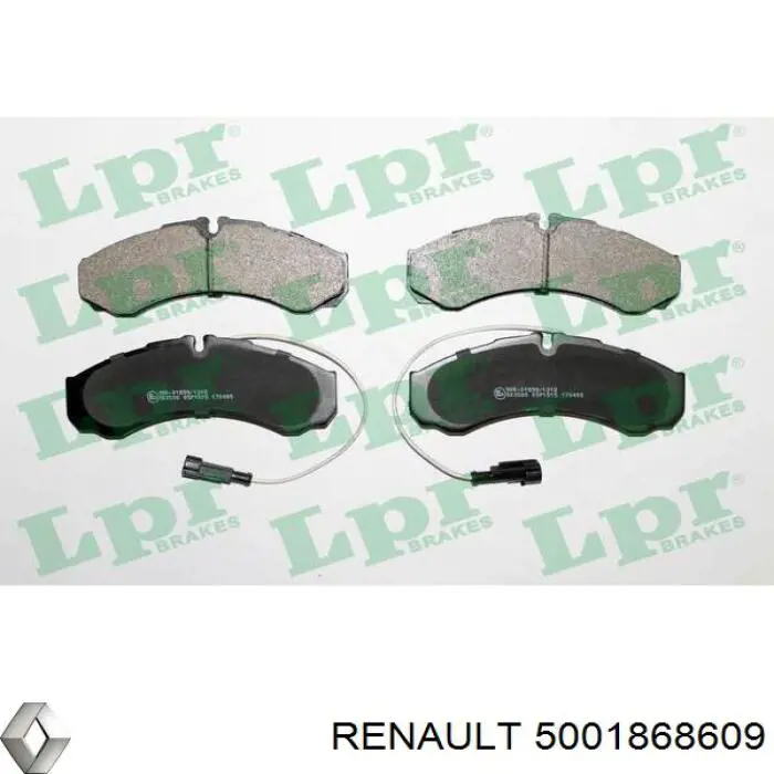 Pastillas de freno traseras 5001868609 Renault (RVI)