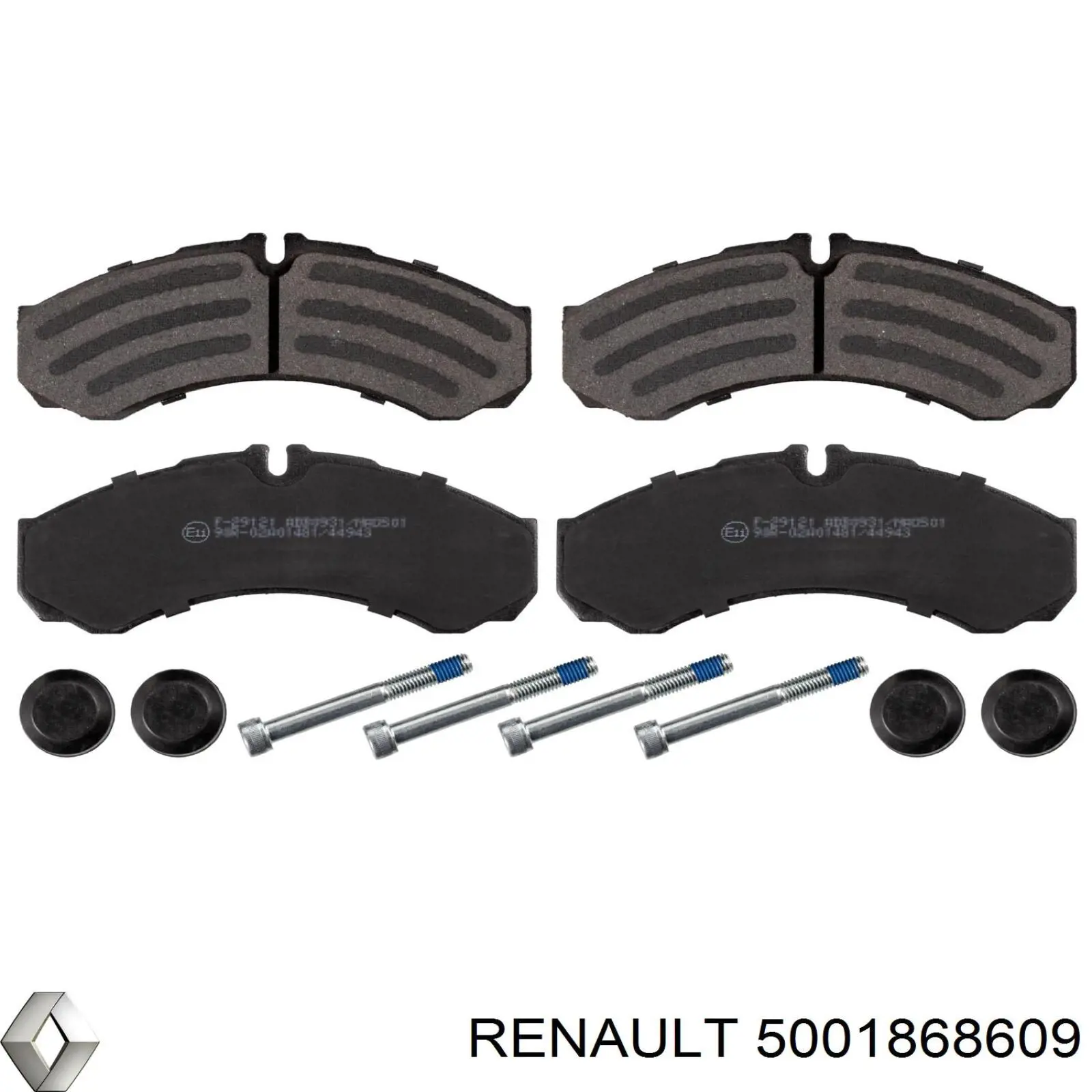 5001868609 Renault (RVI) Pastillas freno traseras