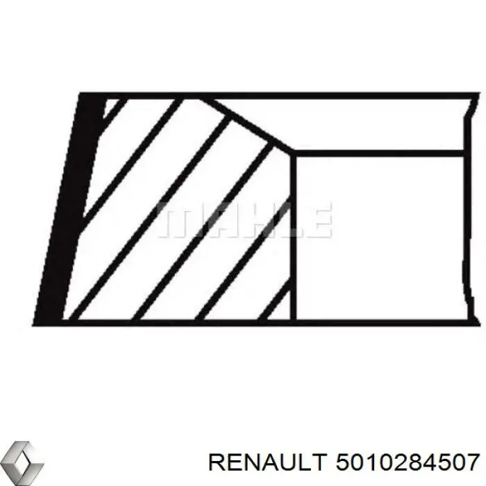 5010284507 Renault (RVI) juego de aros de pistón para 1 cilindro, std