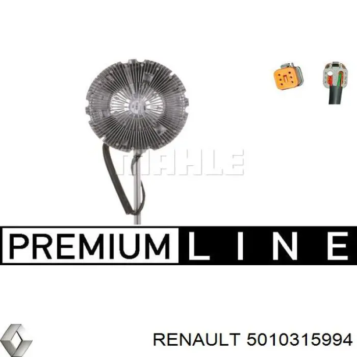 5010315994 Renault (RVI) embrague, ventilador del radiador